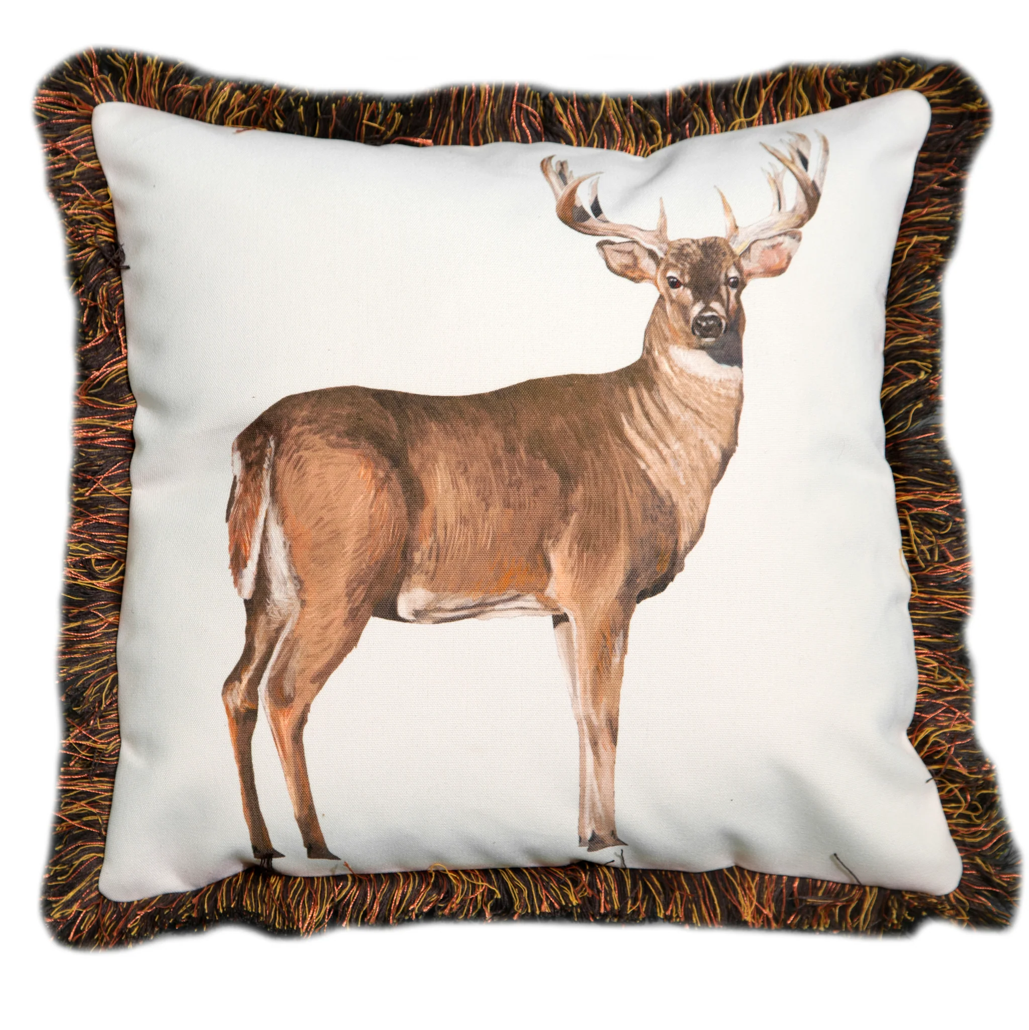 Watercolor Buck Pillow