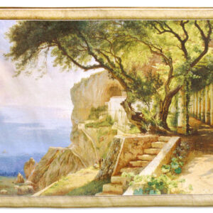 Pergola in Amalfi – Woven Tapestry Wall Art Hanging