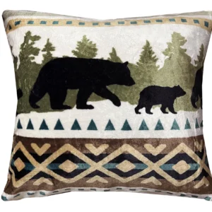 Hidden Lake Plush Sherpa Pillow