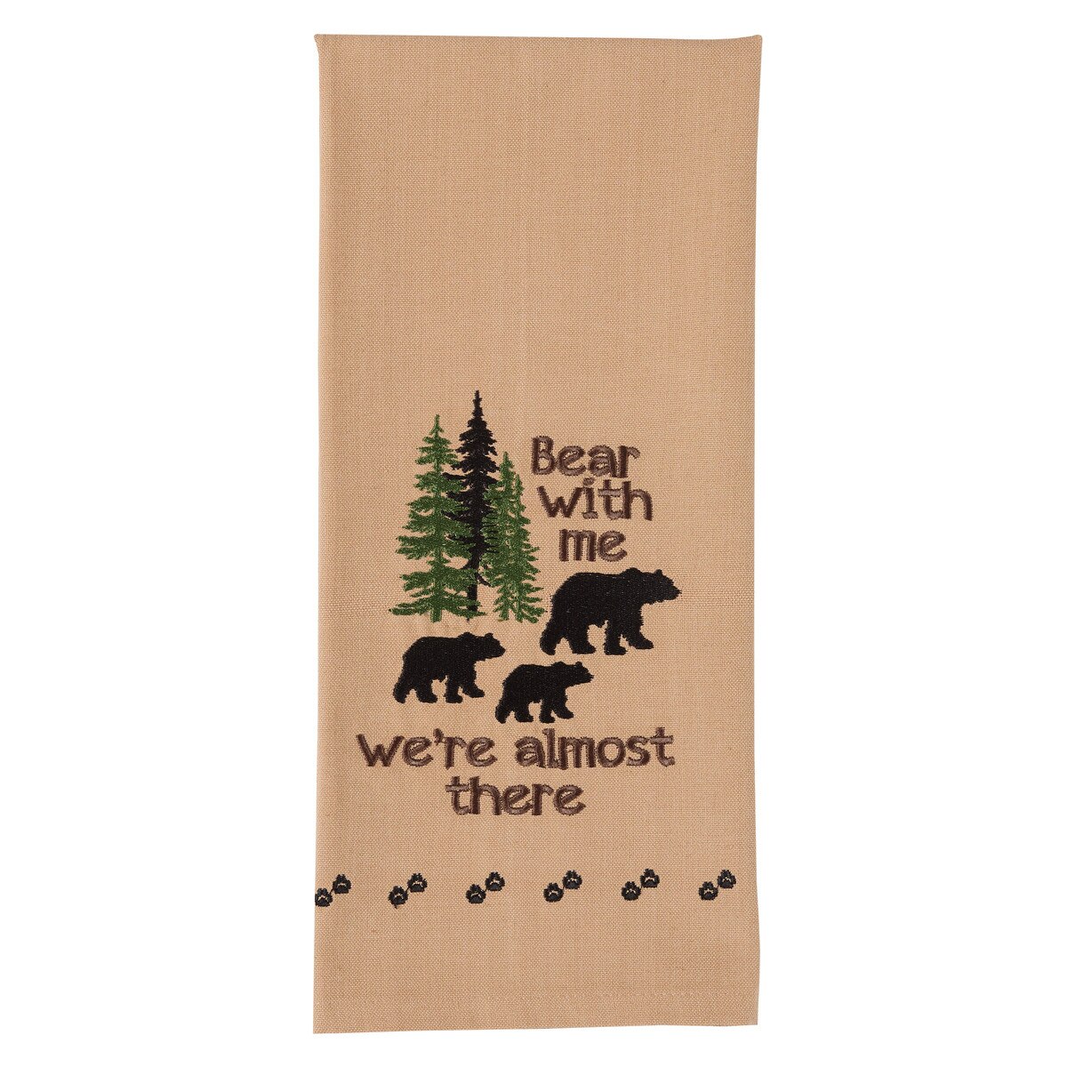 Bear With Me Embroidered Dishtowel (Pack of 6)