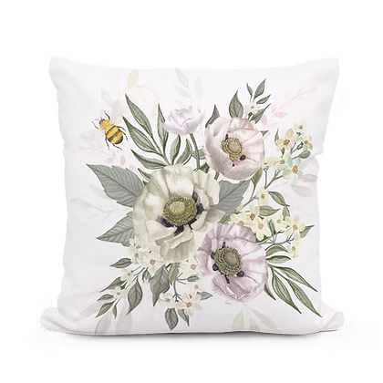 Boho Blooms w/ Bee Pillow 24″ x 24″