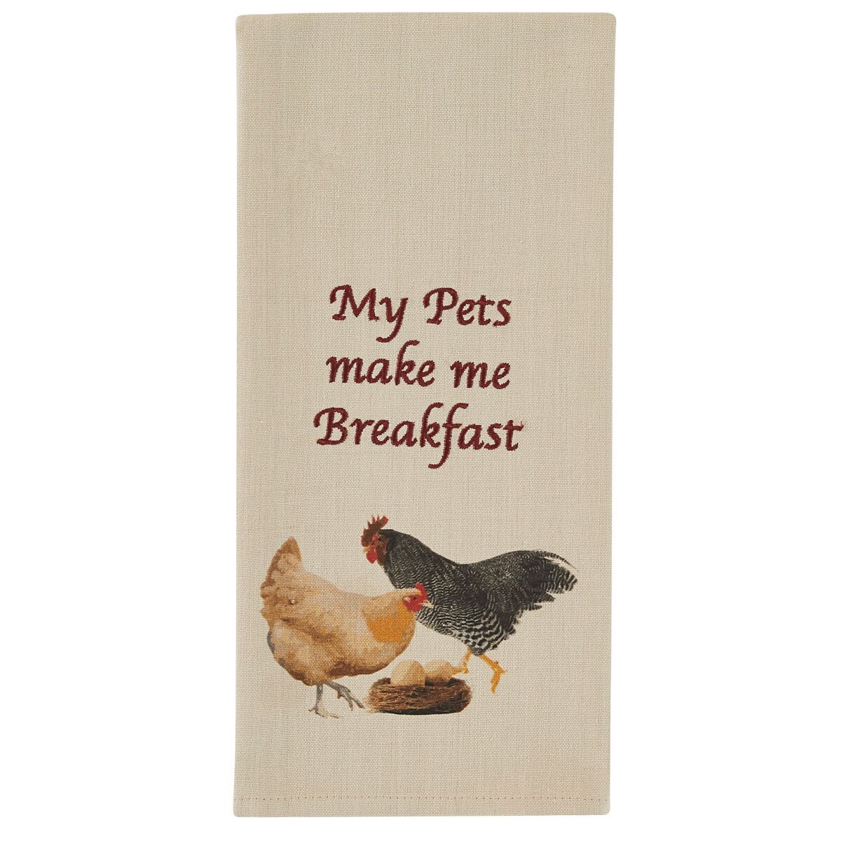 My Pets - Chickens and Roosters - Dishtowel (Set of 2)
