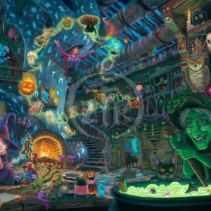 Coven Cottage - 12″ x 18″ Limited Edition Canvas