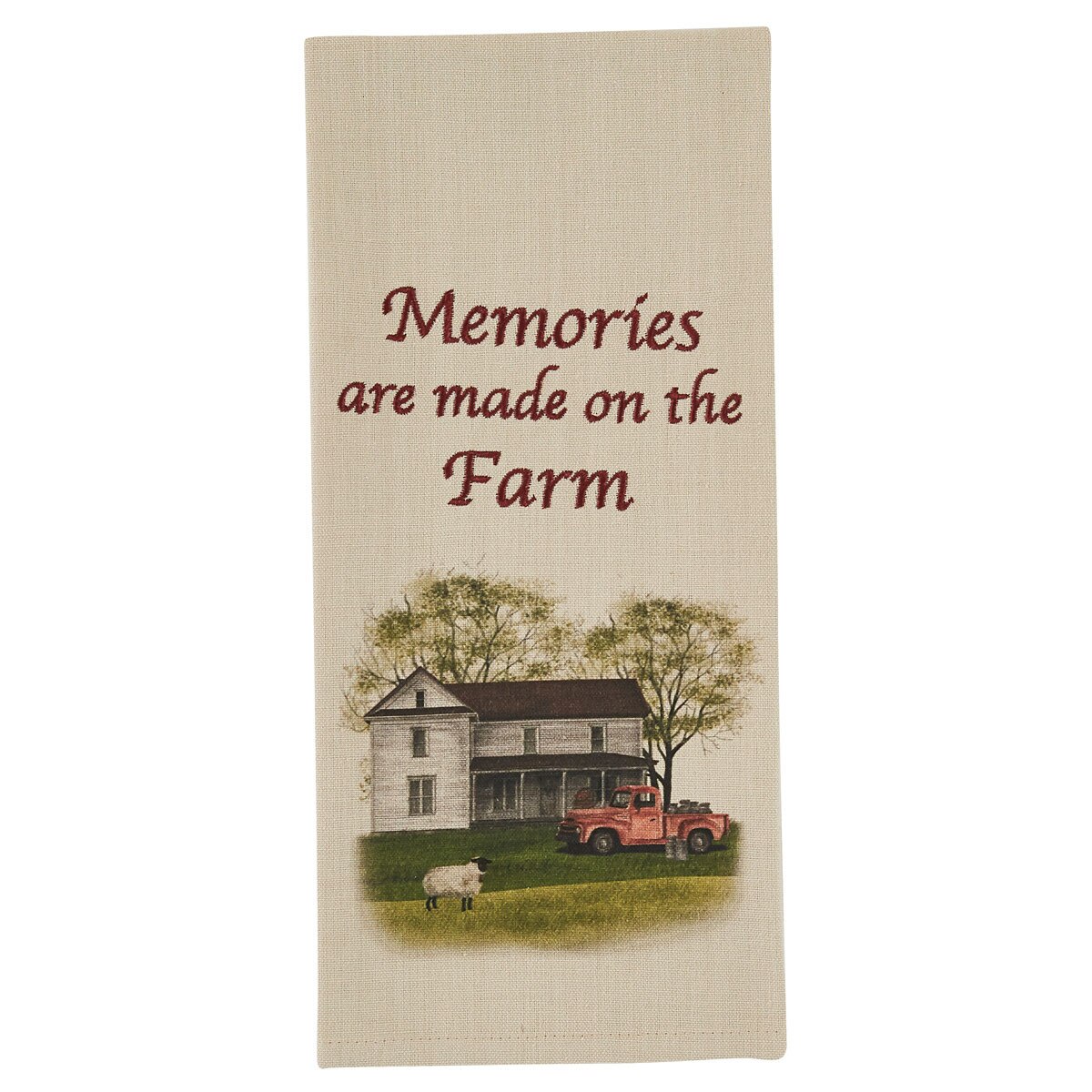 Memories On Farm Dishtowel (Set of 2)