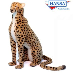 Hansa Cheetah - Life Size Jacquard Sitting 44"