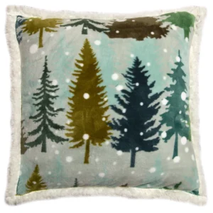 Snowflake Sherpa Throw Pillow