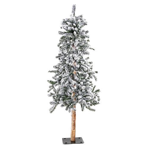 Heavy Flocked Alpine Tree, 5 ft.