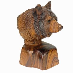 Wolf Bust Sculpture