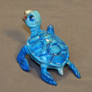Bronze Sea Turtle Sculpture by Barry Stein Sculptures (7 Color Options Available)