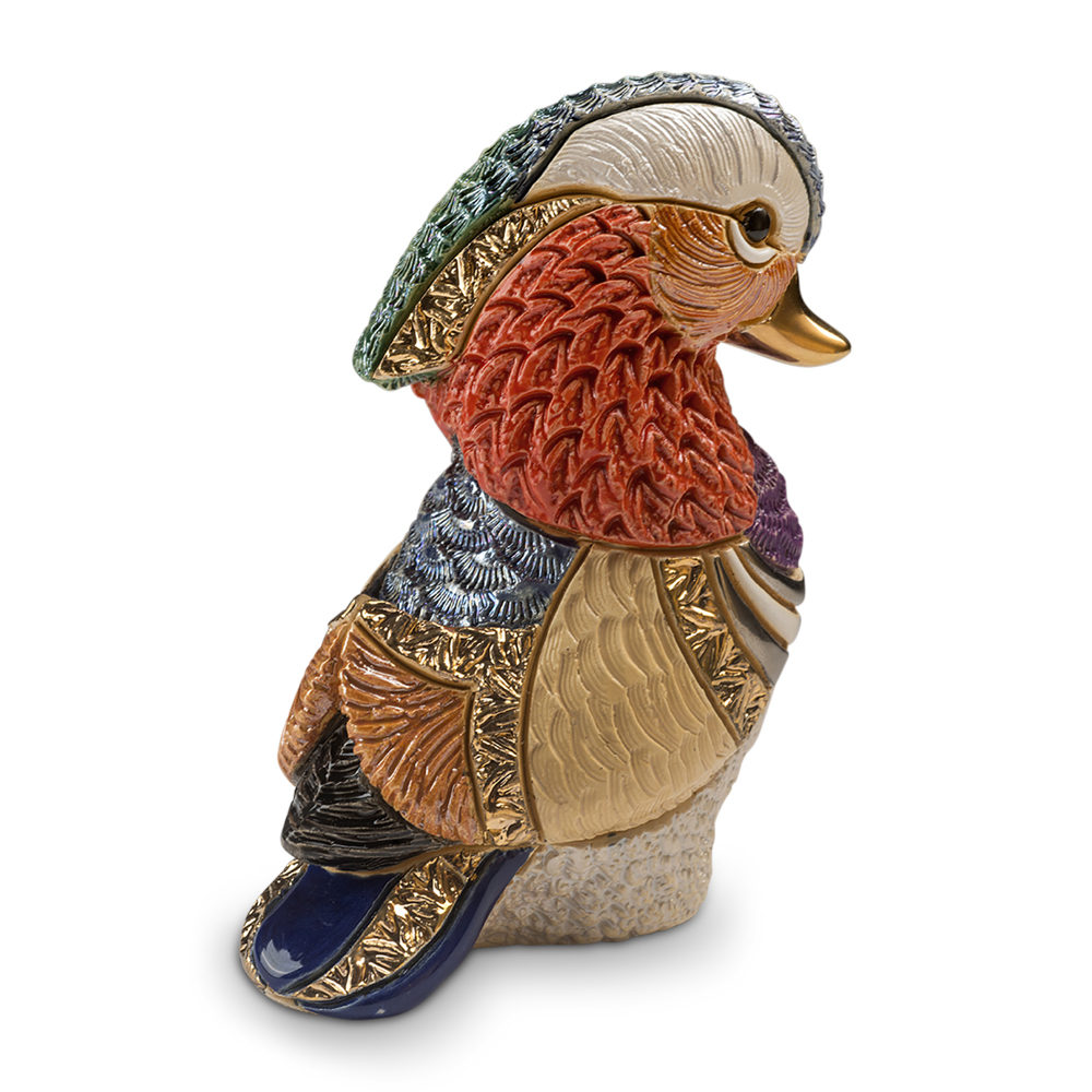 Mandarin Duck Figurine by De Rosa