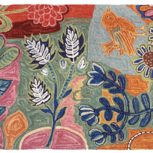 Full Bloomin' Flowers Hand Hooked Wool Rug – Bloomer Garden