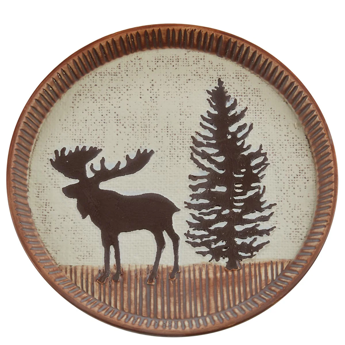 Wilderness Trail Moose Salad Plate (Set of 4)