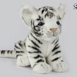 Hansa Tiger Cub White 6.5"L