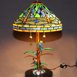 Double Frog Lamp by Barry Stein Sculptures (2 Color Options Available)