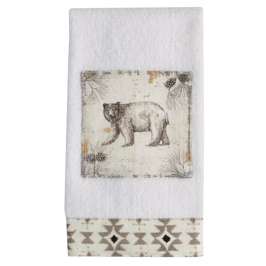 Wild And Beautiful Terry Fingertip Hand Towel (Set of 2)