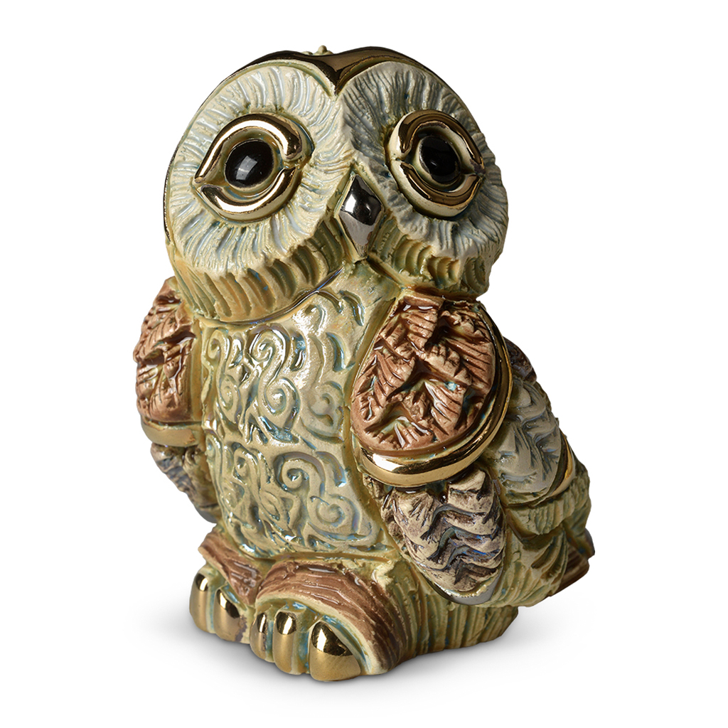 Baby Boreal Owl II Figurine by De Rosa