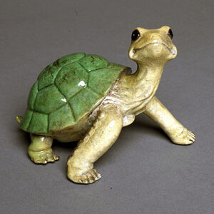 Bronze Daden Turtle Sculpture by Barry Stein Sculptures (6 Color Options Available)