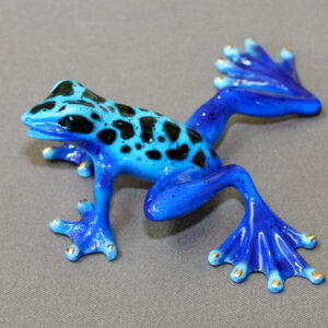 Rebecca Bronze Frog Sculpture by Barry Stein Sculptures (6 Color Options Available)