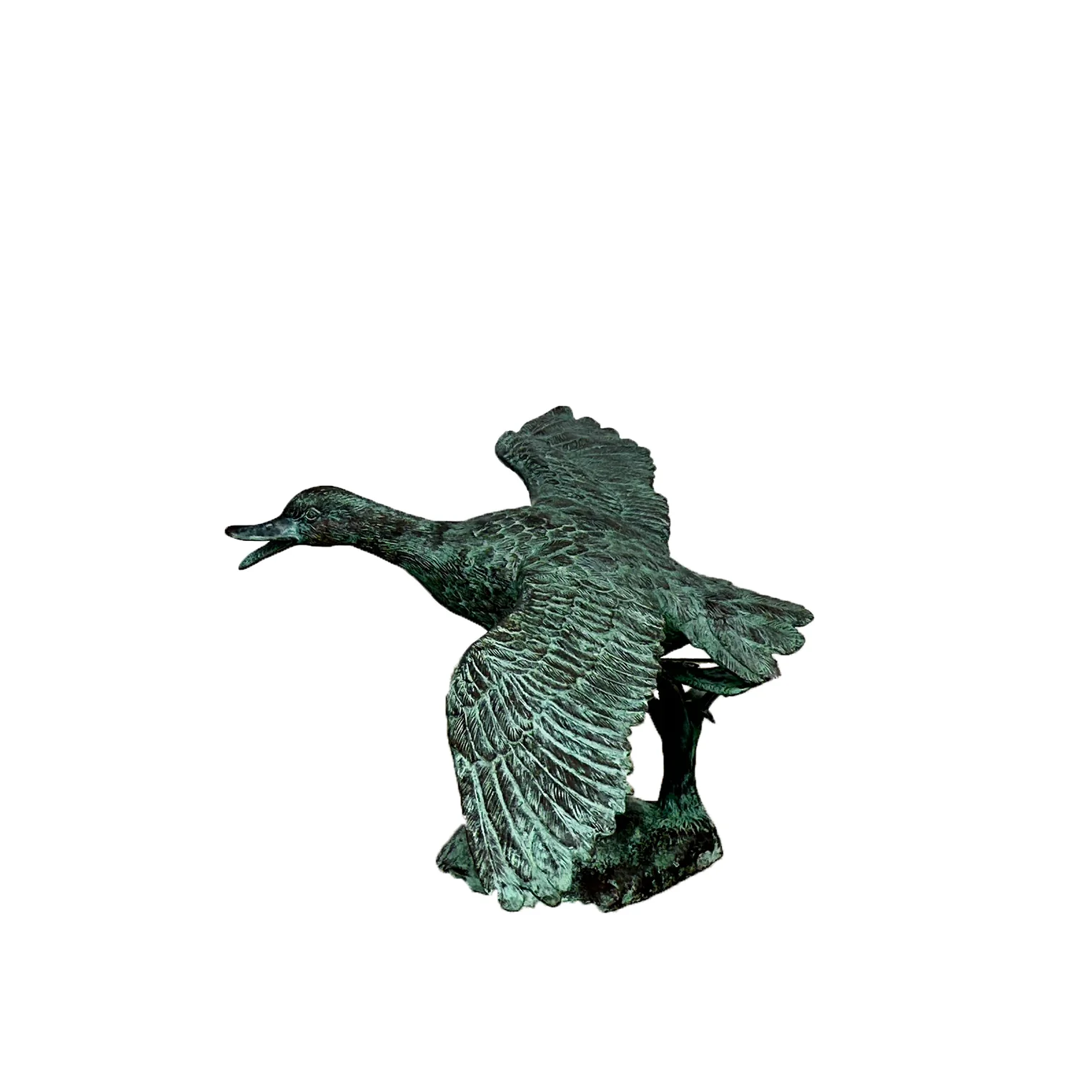 Flapping Duck Bronze Fountain Statue