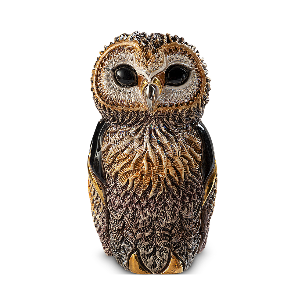 African Cape Owl Figurine by De Rosa