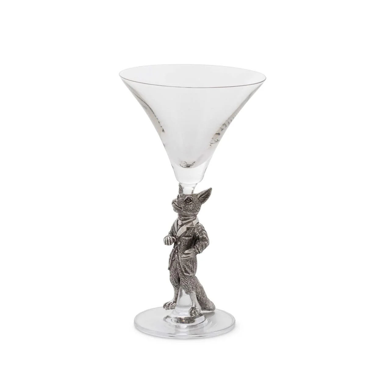Hunting Dressed Fox Cocktail / Martini Glass