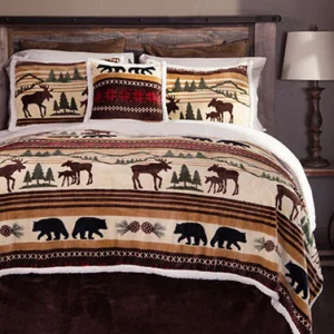 Hinterland Plush Sherpa Comforter Set