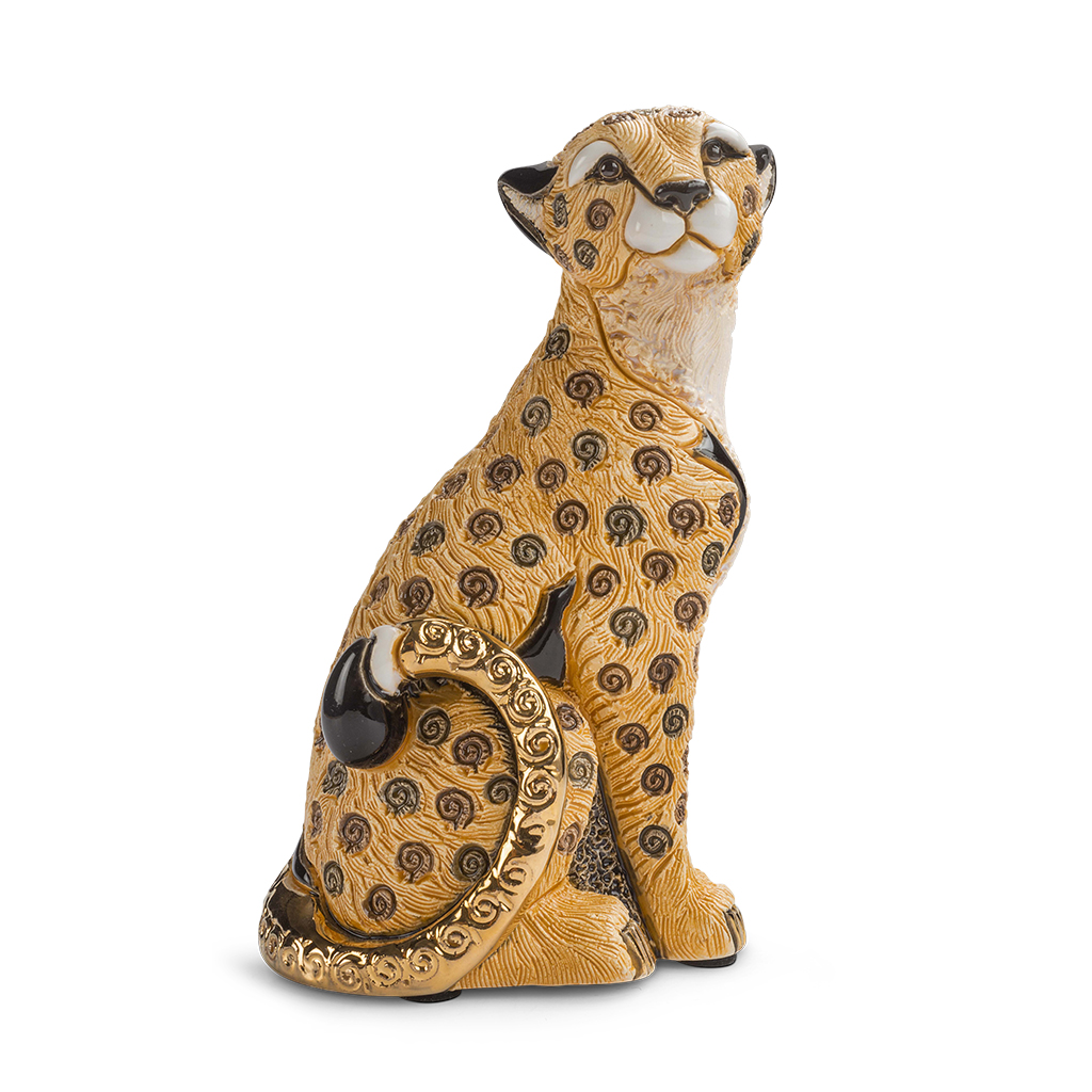 Cheetah Figurine by De Rosa