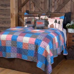 Rustic Patchwork Quilt Set