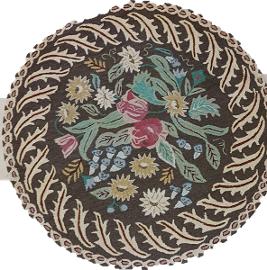 Lanier Beautiful Floral Hand Hooked Wool Rug