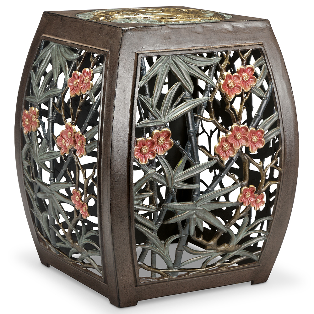 Phoenix and Blossom Garden Stool