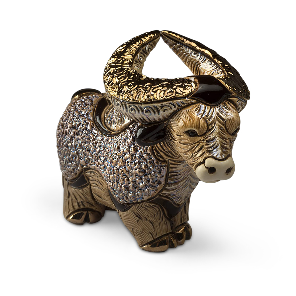 Brown Ox Figurine by De Rosa