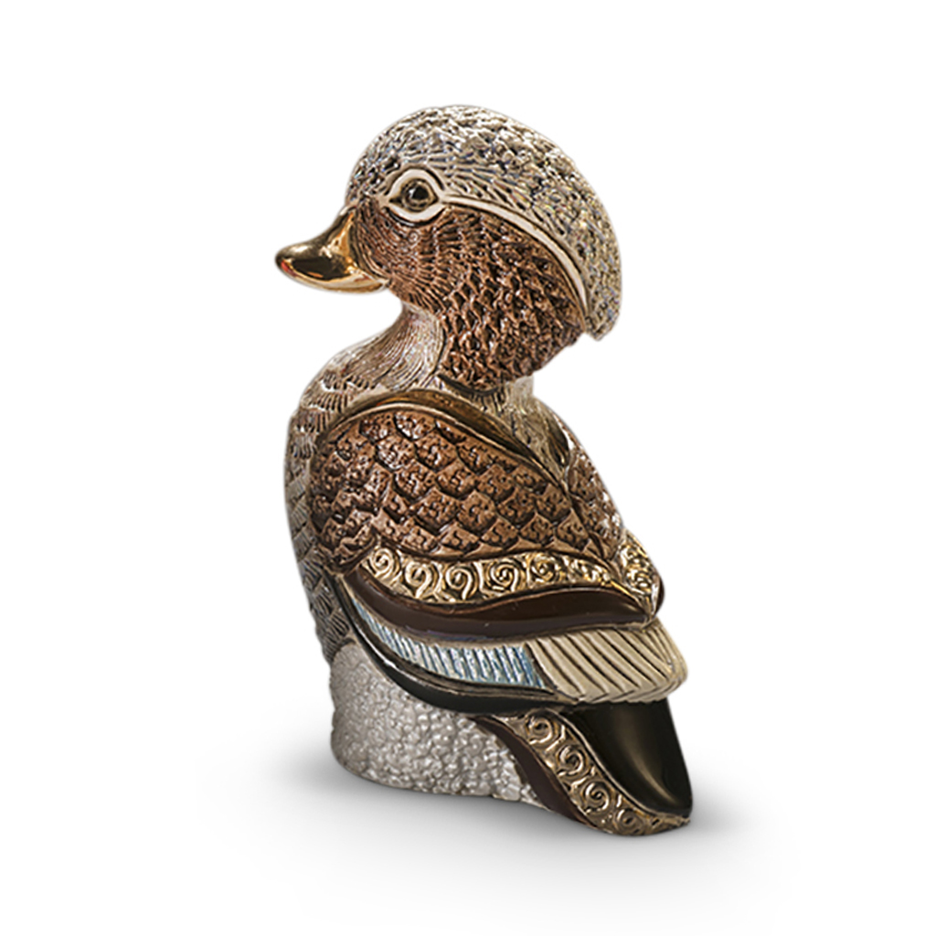 Female Mandarin Duck Figurine by De Rosa