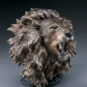Dominance Lion Sculpture by Mark Hopkins
