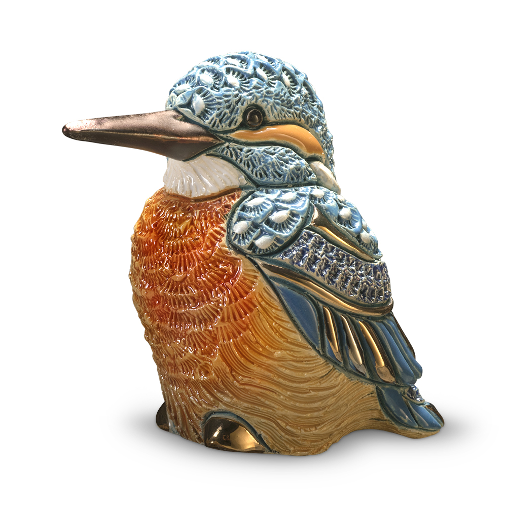 Kingfisher Figurine by De Rosa