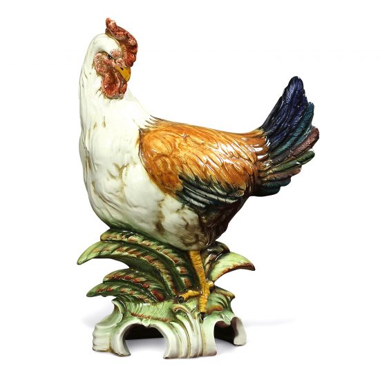 Authentic Italian Ceramic Hen Sculpture II