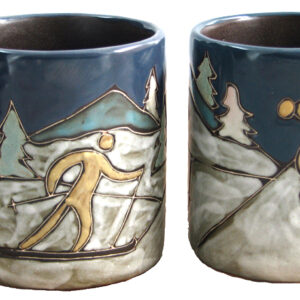 Mara Stoneware 16 Oz. Skier Mugs (Set of 2)