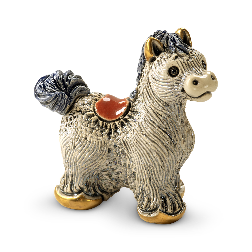 Mini Horse Figurine by De Rosa