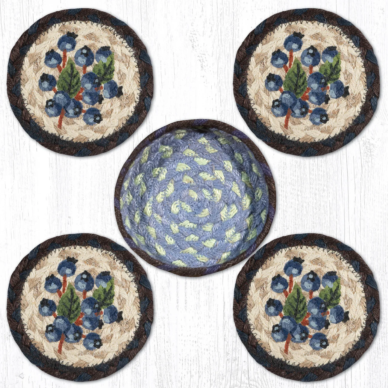 Blueberry Coaster Set