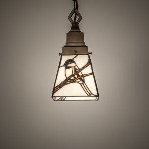 5" Square Backyard Friends Mini Pendant