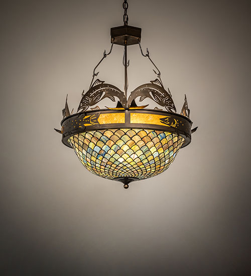 Rustic Inverted Pendant
