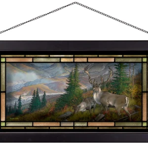 The Great One - Caribou - Stained Glass Art