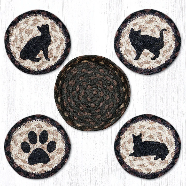 Porch Cat Coaster Set
