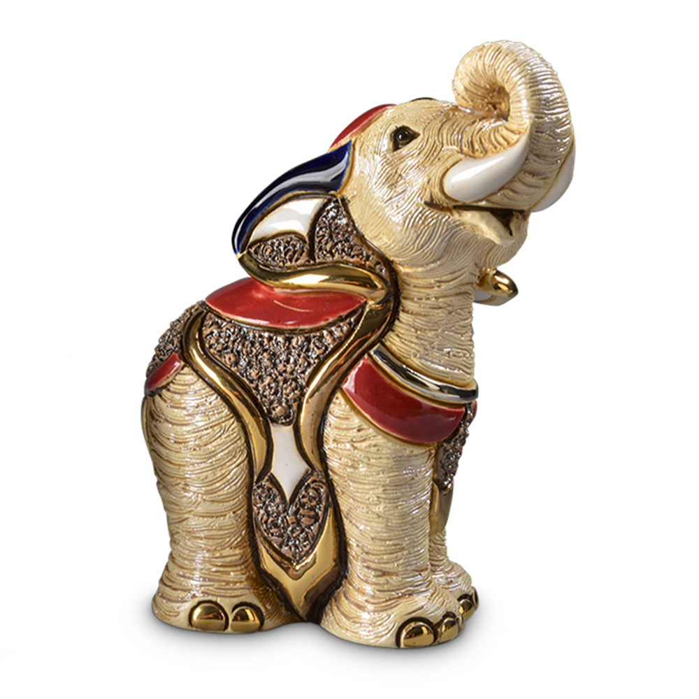 Sumatran Elephant Figurine by De Rosa