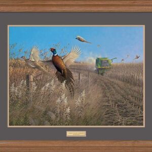 Framed Flying Colors - Pheasants - 17″ x 23″ GNA Premium Print
