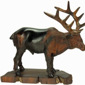 Elk Sculpture with Detail, XL