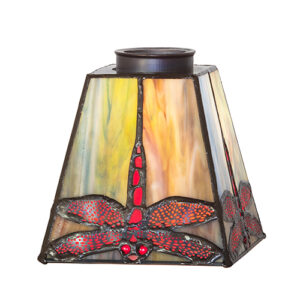 5" Square Prairie Dragonfly Shade