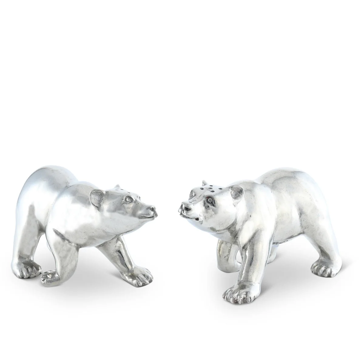 Pewter Polar Bear Salt & Pepper Shaker Set