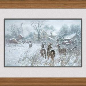 The Homesteaders - Whitetail Deer - 11" x 18" Signed Print