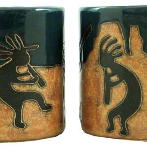 Mara Stoneware 16 Oz. Desert Kokopelli Mugs (Set of 2)