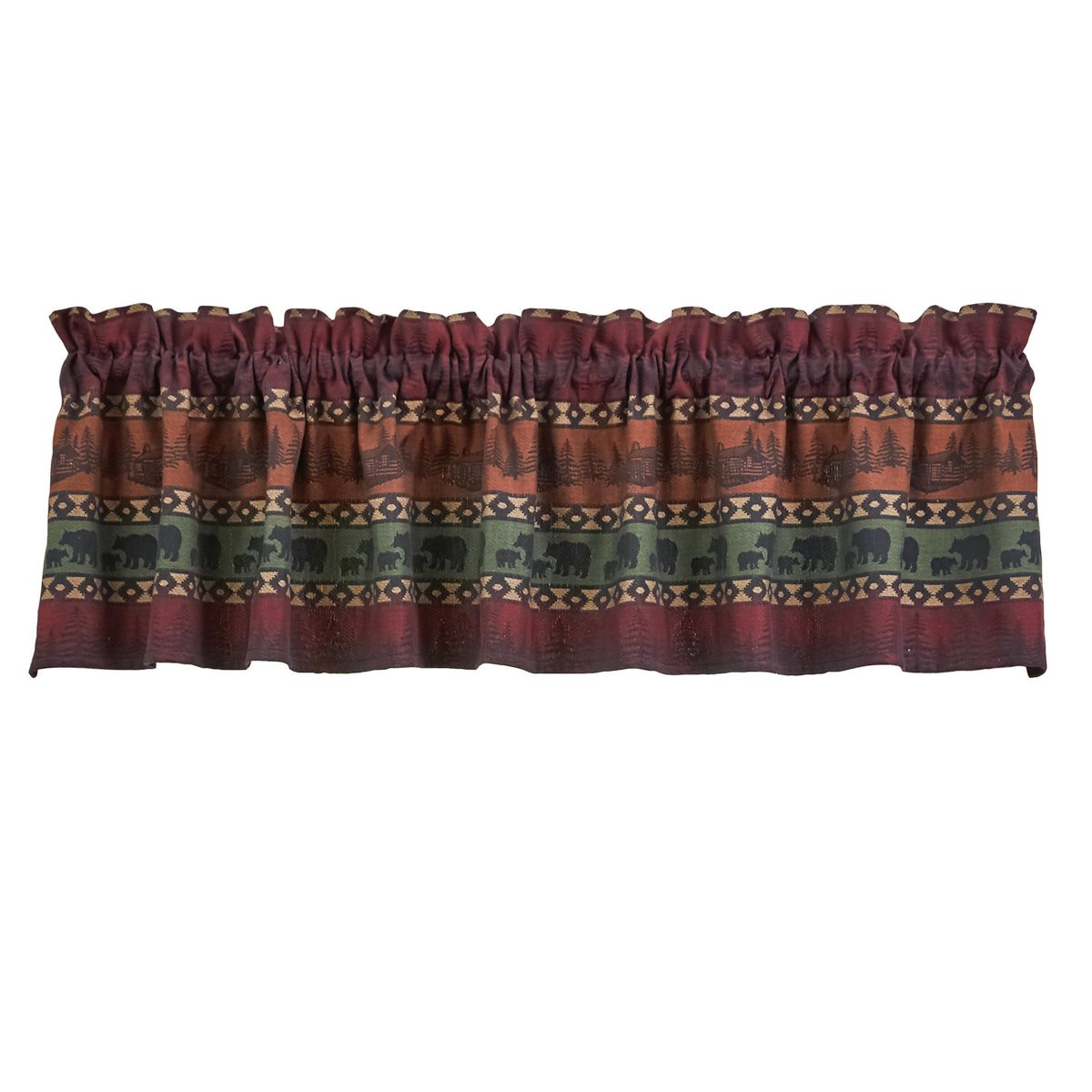 Mountain Bear Valance 14"